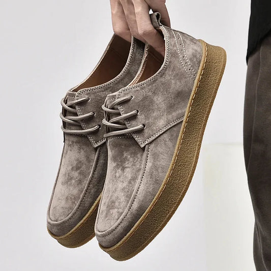 Scarpe da ginnastica  in pelle scamosciata